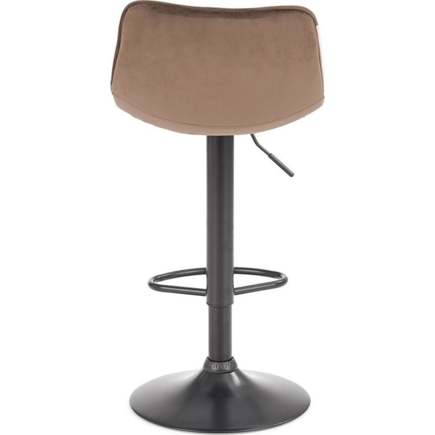 Barstool 106x43 cm anthracite/brown