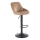 Barstool 106x47 cm black/brown