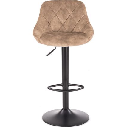 Barstool 106x47 cm black/brown
