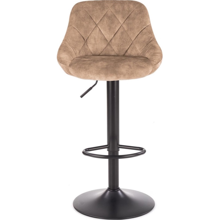 Barstool 106x47 cm black/brown