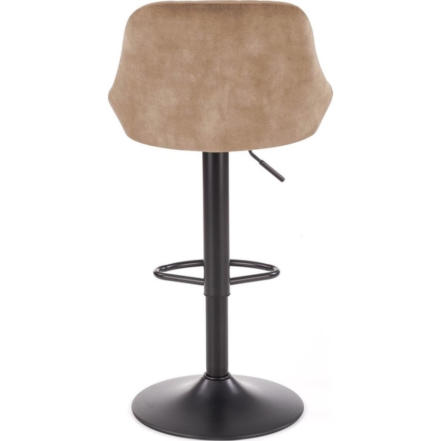 Barstool 106x47 cm black/brown
