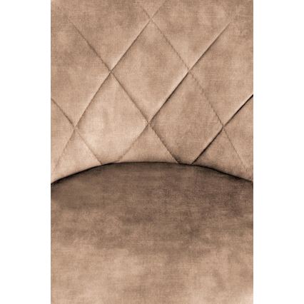 Barstool 106x47 cm black/brown