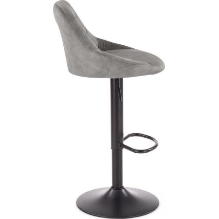 Barstool 106x47 cm grey/black