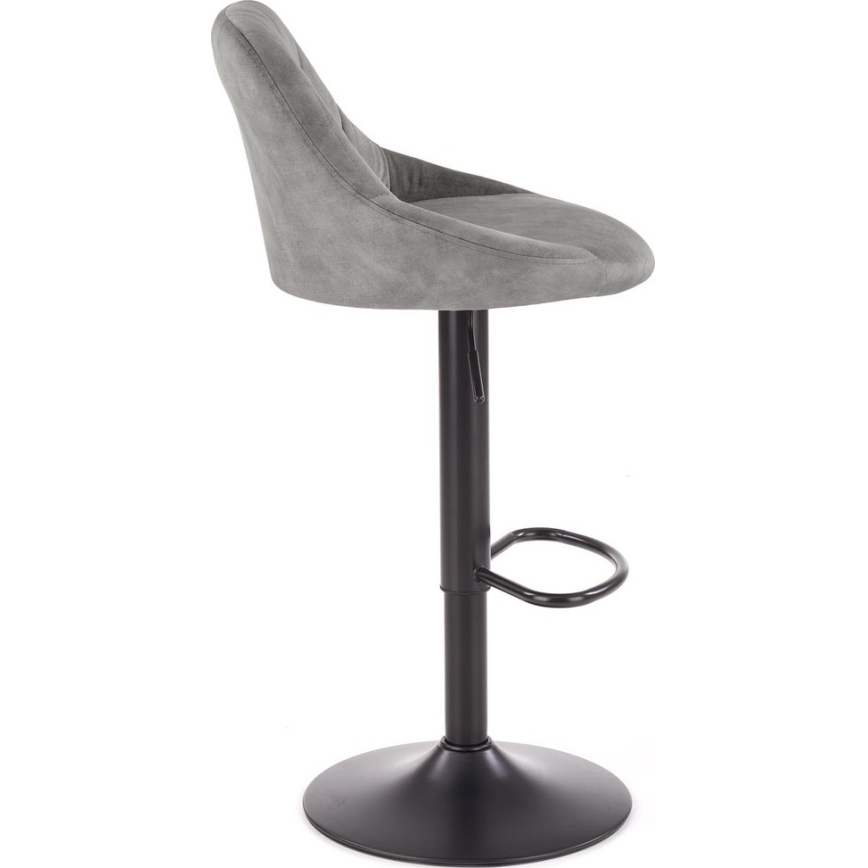 Barstool 106x47 cm grey/black