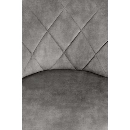 Barstool 106x47 cm grey/black