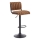 Barstool 109x46 cm black/brown