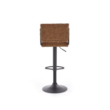 Barstool 109x46 cm black/brown