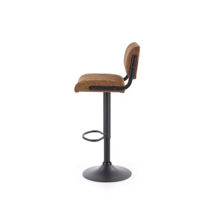 Barstool 109x46 cm black/brown