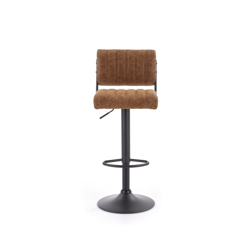 Barstool 109x46 cm black/brown