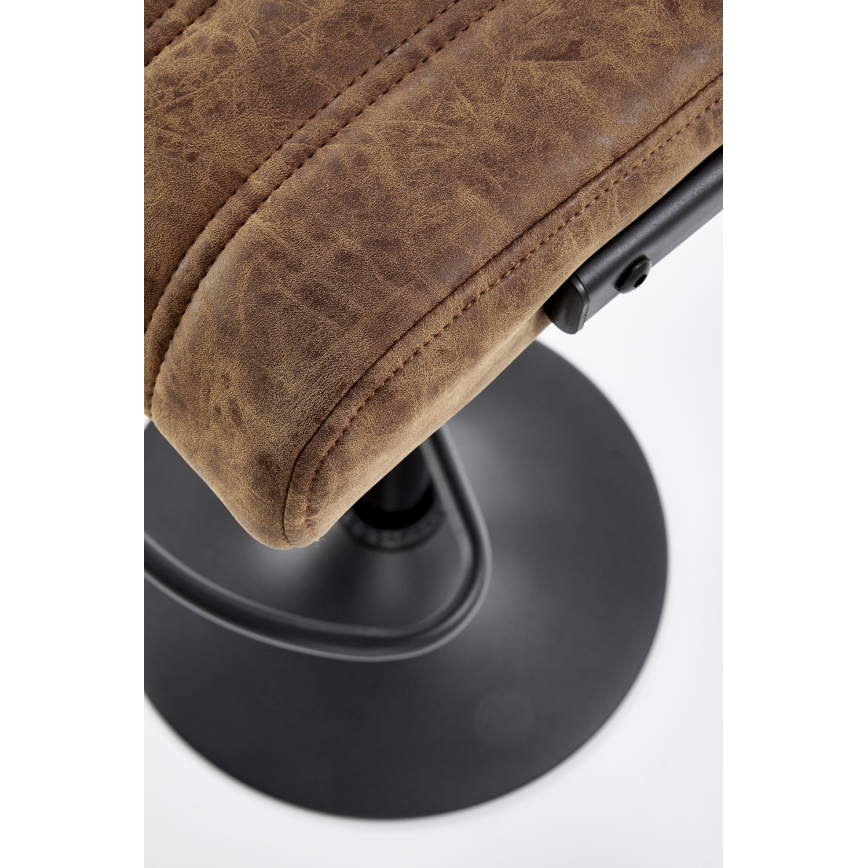 Barstool 109x46 cm black/brown