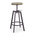 Barstool 80x30 cm black