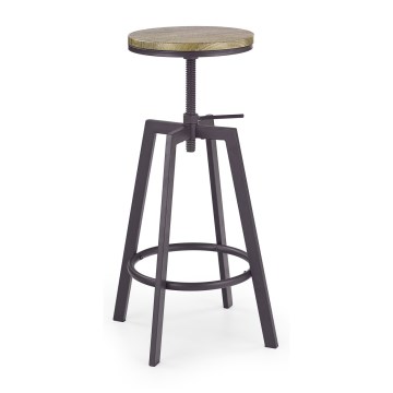 Barstool 80x30 cm black
