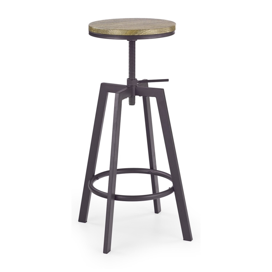 Barstool 80x30 cm black