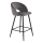 Barstool 89x49 cm grey/black