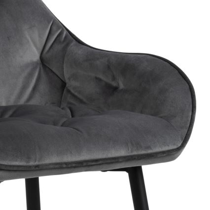 Barstool AYLIN 1 pc dark grey