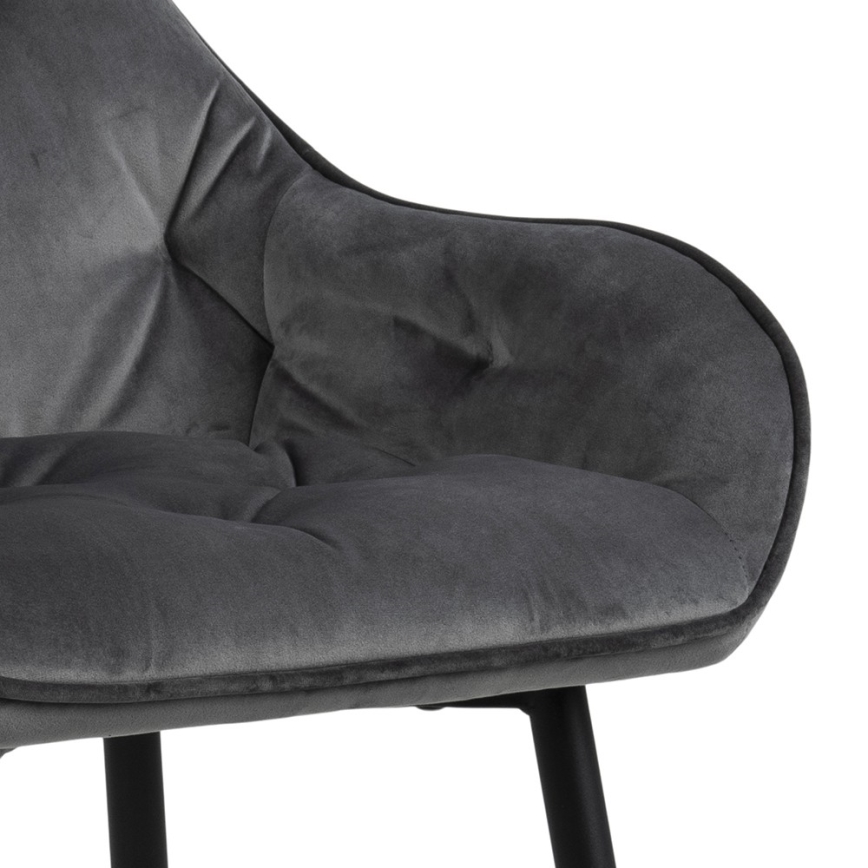 Barstool AYLIN 1 pc dark grey