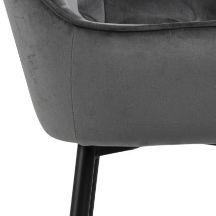 Barstool AYLIN 1 pc dark grey