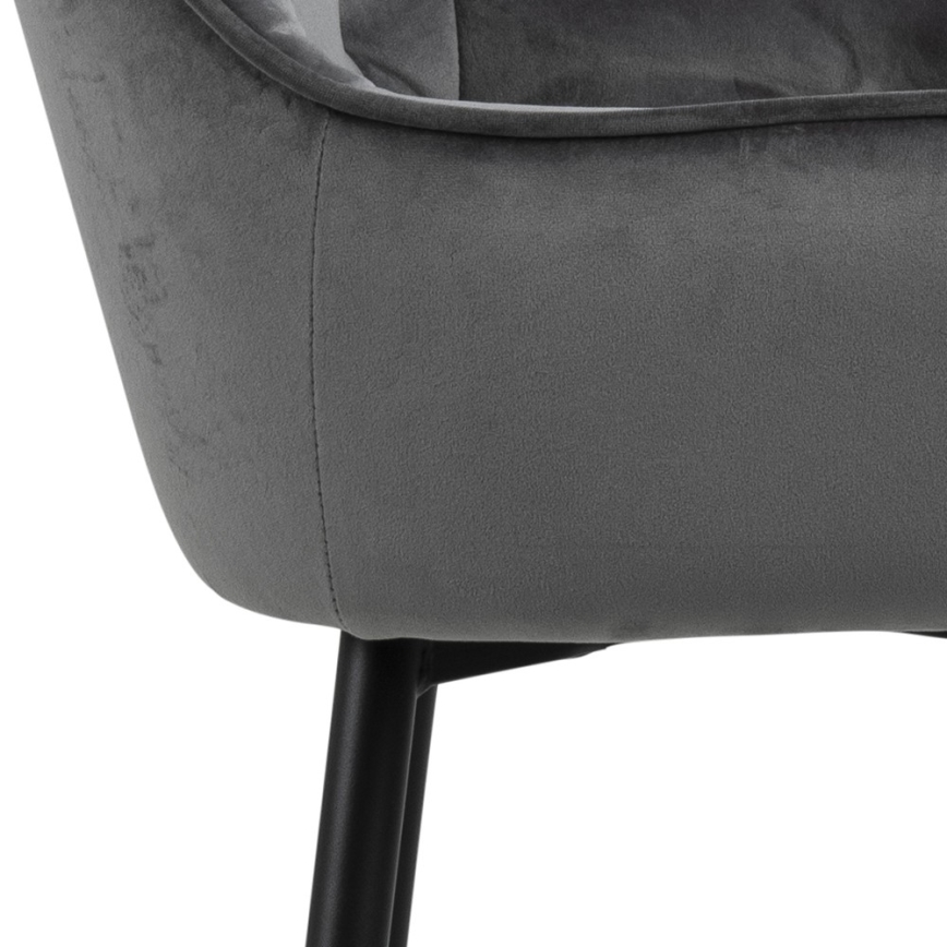 Barstool AYLIN 1 pc dark grey