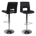 Barstool SERENA 1 pc black/matte chrome