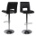 Barstool SERENA 1 pc black/matte chrome