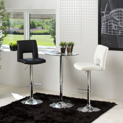 Barstool SERENA 1 pc black/matte chrome