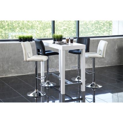 Barstool SERENA 1 pc black/matte chrome