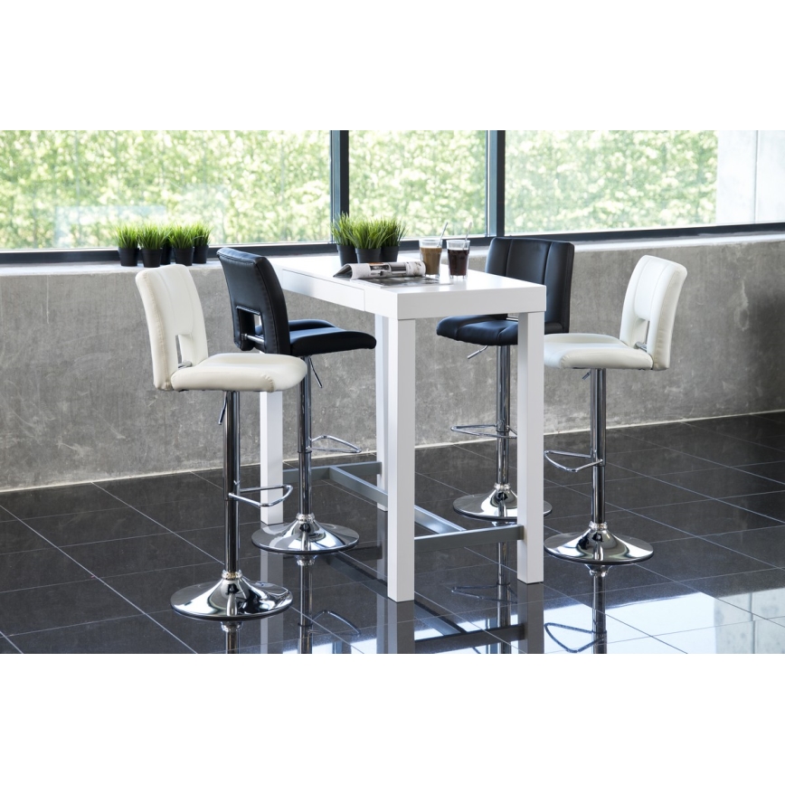 Barstool SERENA 1 pc black/matte chrome