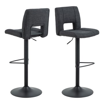 Barstool SERENA 1 pc dark grey