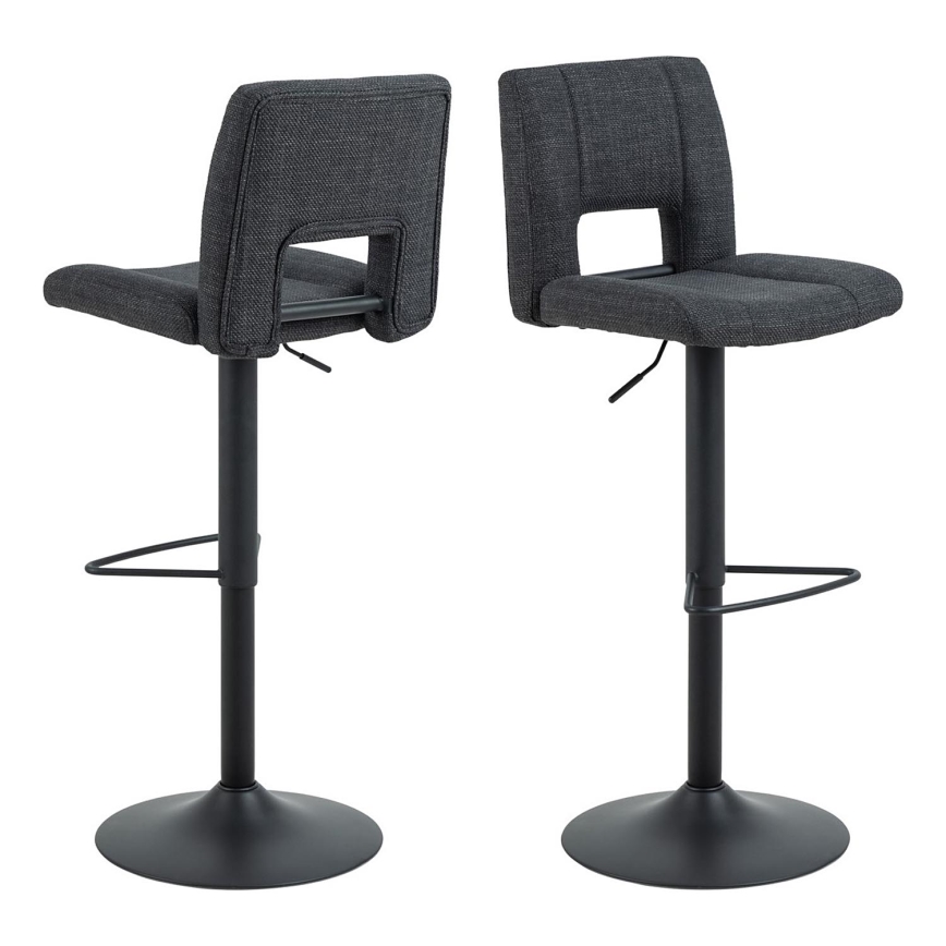 Barstool SERENA 1 pc dark grey