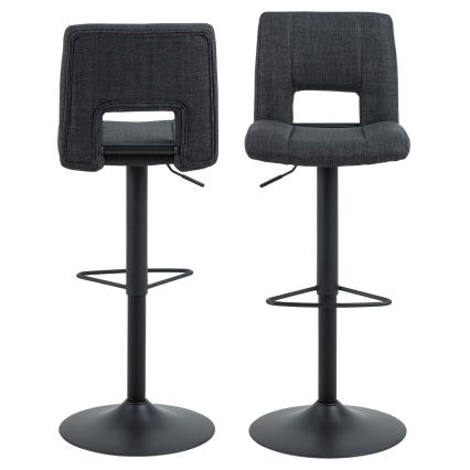 Barstool SERENA 1 pc dark grey