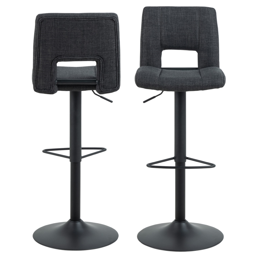 Barstool SERENA 1 pc dark grey