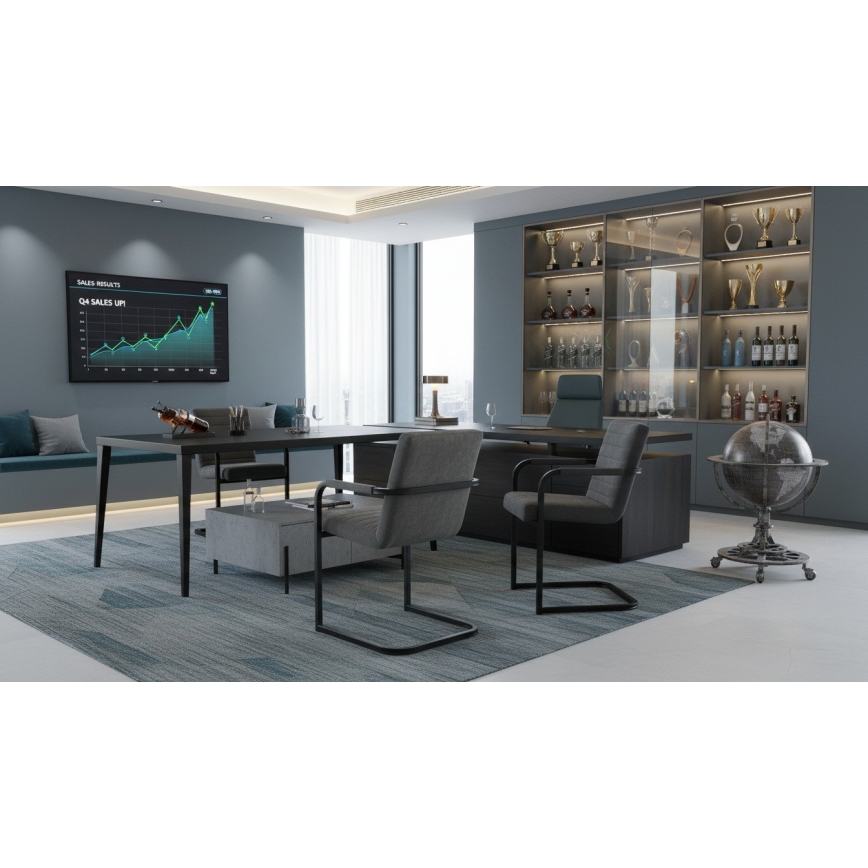 BART Grey Dining Chair