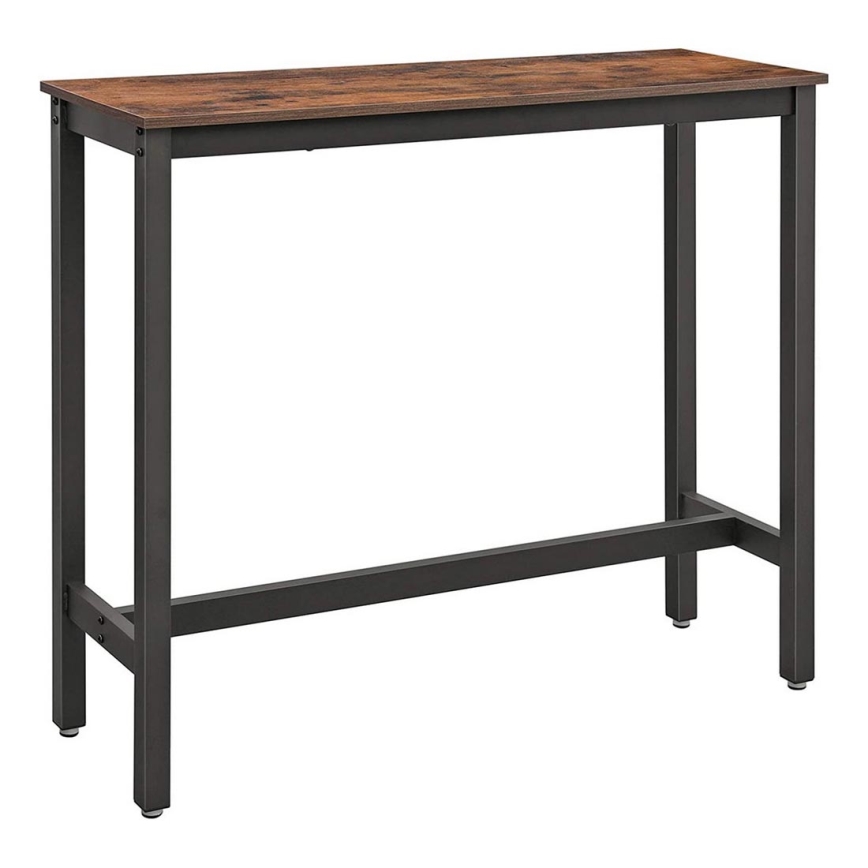BARTIS Bar Table Brown/Black