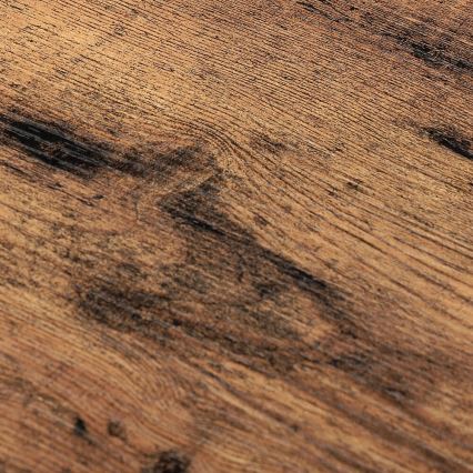 BARTIS Bar Table, Brown/Black