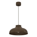 BASCA cable-hung pendant light 1xE27/15W/230V, brown