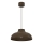 BASCA cable-hung pendant light 1xE27/15W/230V, brown