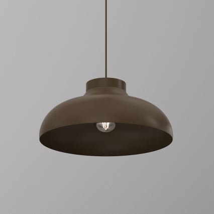 BASCA cable-hung pendant light 1xE27/15W/230V, brown