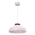 BASCA Cable Pendant 1xE27/15W/230V Cream/Burgundy