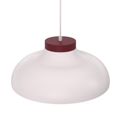 BASCA Cable Pendant 1xE27/15W/230V Cream/Burgundy