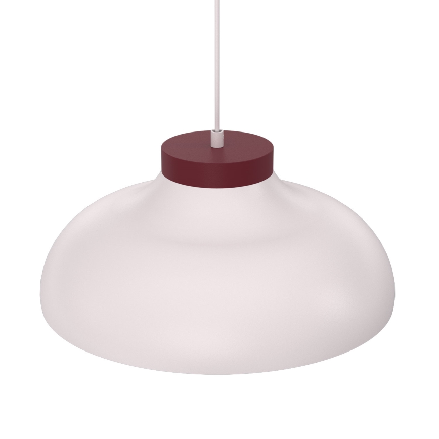 BASCA Cable Pendant 1xE27/15W/230V Cream/Burgundy