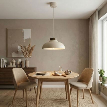 BASCA cable pendant light 1xE27/15W/230V beige/brown