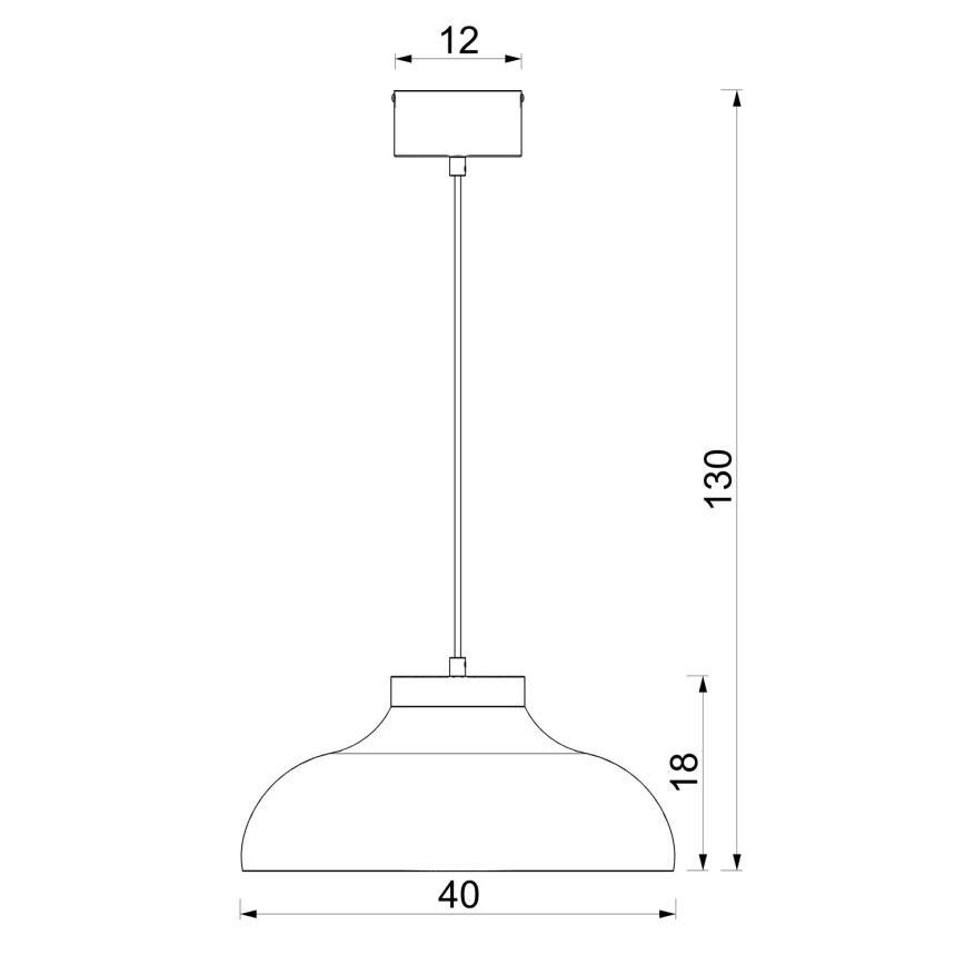 BASCA Cable Pendant Light 1xE27/15W/230V Brown/Beige