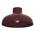 BASCA Ceiling Light 1xE27/15W/230V Ø 40 cm Burgundy