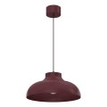 BASCA Cord Pendant Light 1xE27/15W/230V Burgundy