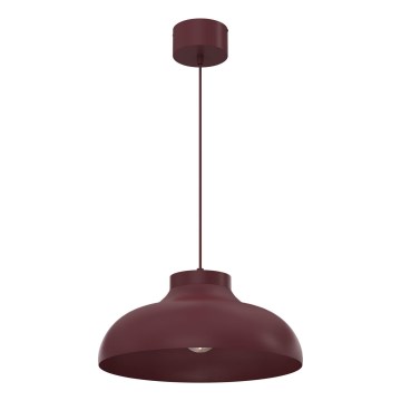 BASCA Cord Pendant Light 1xE27/15W/230V Burgundy