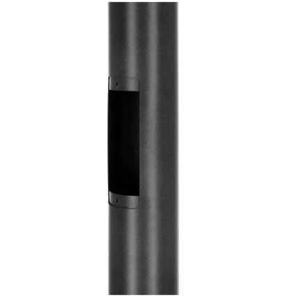 BASE 3 m Metal Pole for Outdoor Lighting — Black