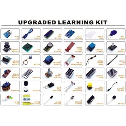 Basic microcontroller development board set