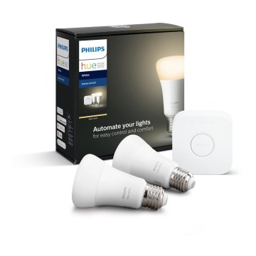 Basic set Philips Hue STARTER KIT 2xE27/9W + interconnect device