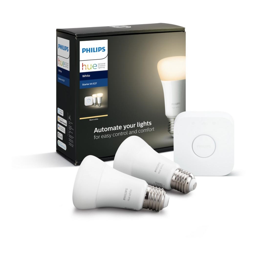 Basic set Philips Hue STARTER KIT 2xE27/9W + interconnect device
