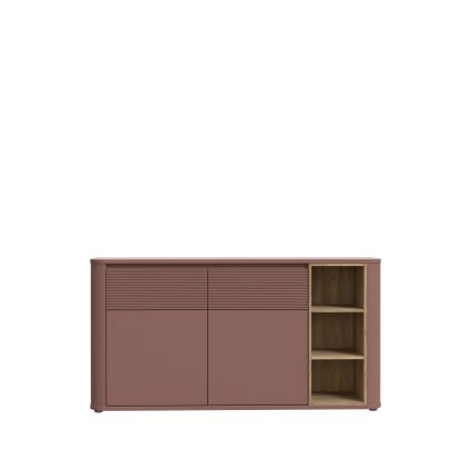 BASKO chest of drawers, brown/oak